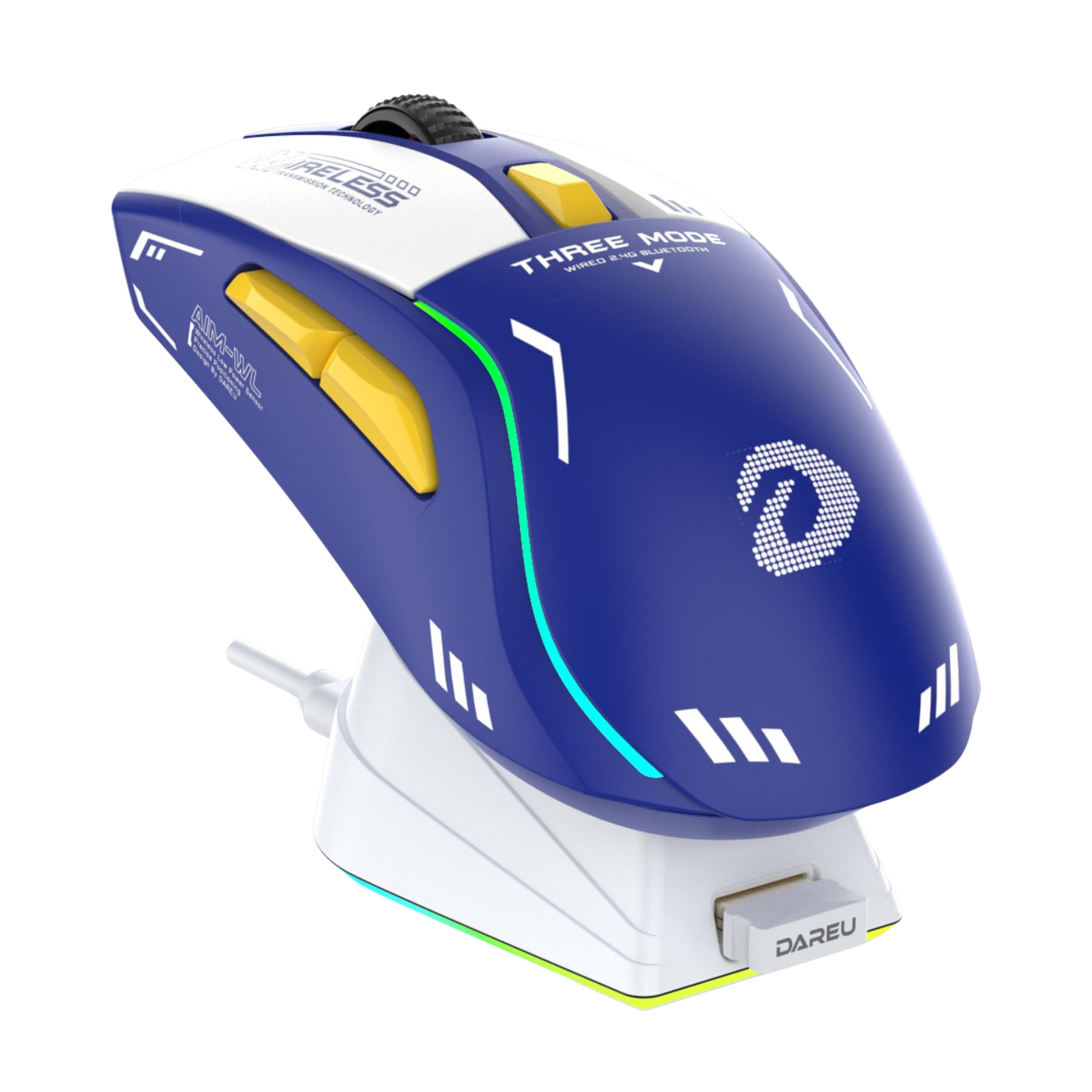 Mouse Gamer Dareu A950 con Base de Carga.