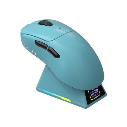 Mouse Gamer Ajazz AJ179 Apex 8Khz con Base de Carga.