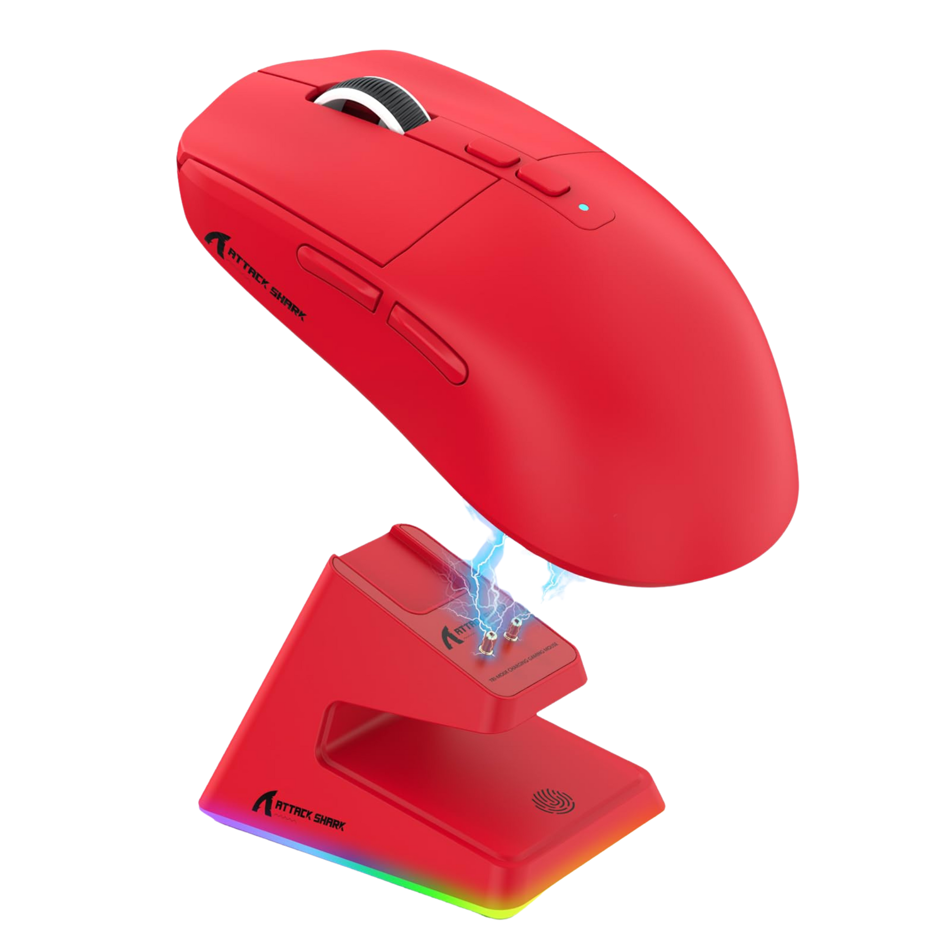 Mouse Gamer Attack Shark X6 Rojo