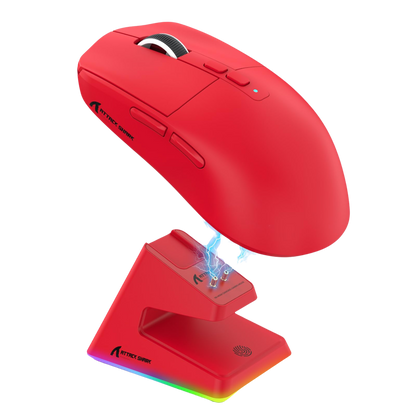 Mouse Gamer Attack Shark X6 Rojo