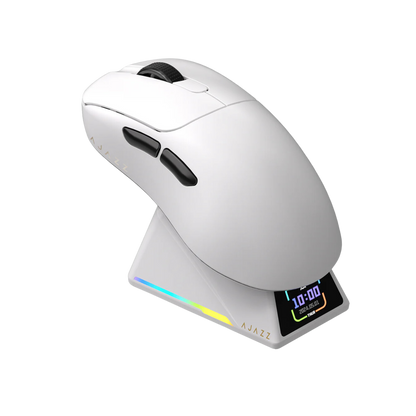 Mouse Gamer Ajazz AJ179 Apex 8Khz con Base de Carga.