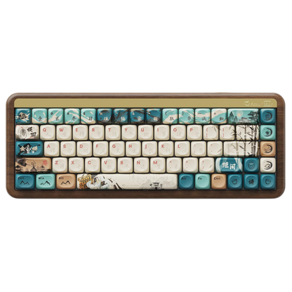 Teclado Mecánico Akko MU01 de Madera Inalámbrico.