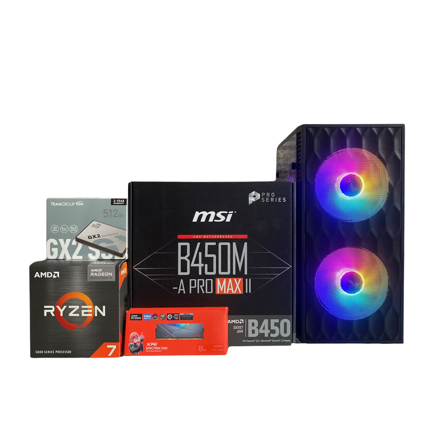 Pc Gamer Vamp Essentials / AMD Ryzen 7 5700g / 16gb RAM / 500gb SSD.