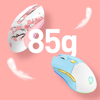 Mouse Gamer Dareu Sakura con Base de Carga.