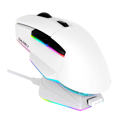 Mouse Gamer Dareu A955 con Base de Carga.