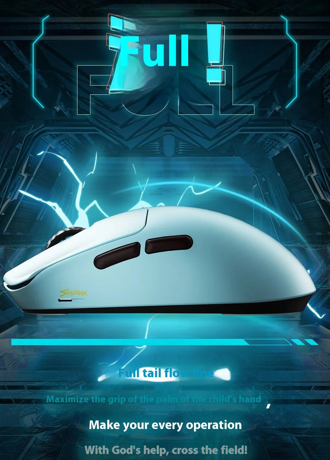 Mouse Gamer Scyrox V6 8Khz Inalámbrico Ultraligero